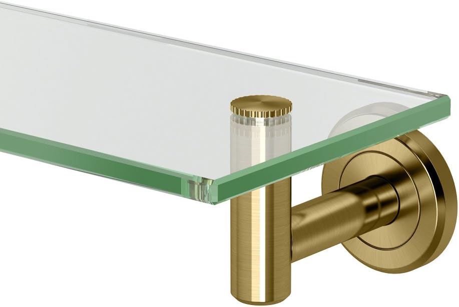 Gatco 4666MX - Reveal 20-1/8" (511mm) Glass Shelf (Matte Black - View #11