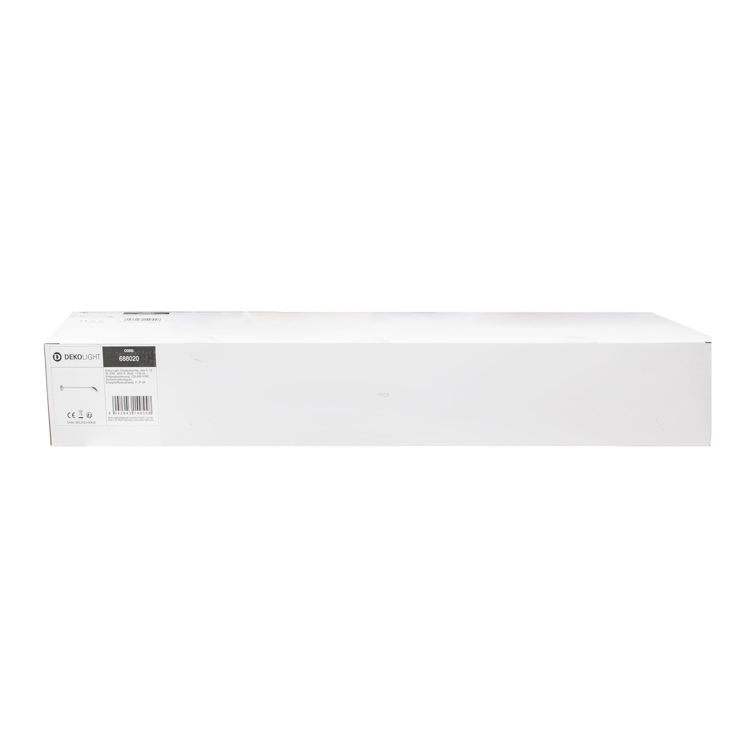 Faro Proiettore Led 15W, Impermeabile IP65, Dimmerabile, Braccio Orientabile, Ideale per Illuminare Quadri, Musei, Opera d'arte, Statua, Negozio, Insegna, Vetrina, Temperatura Luce Calda 3000K, BIANCO