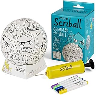 Mitre Scriball Ooodles, Customizable Mini Football, Ideal Gift For All Occasions One Size