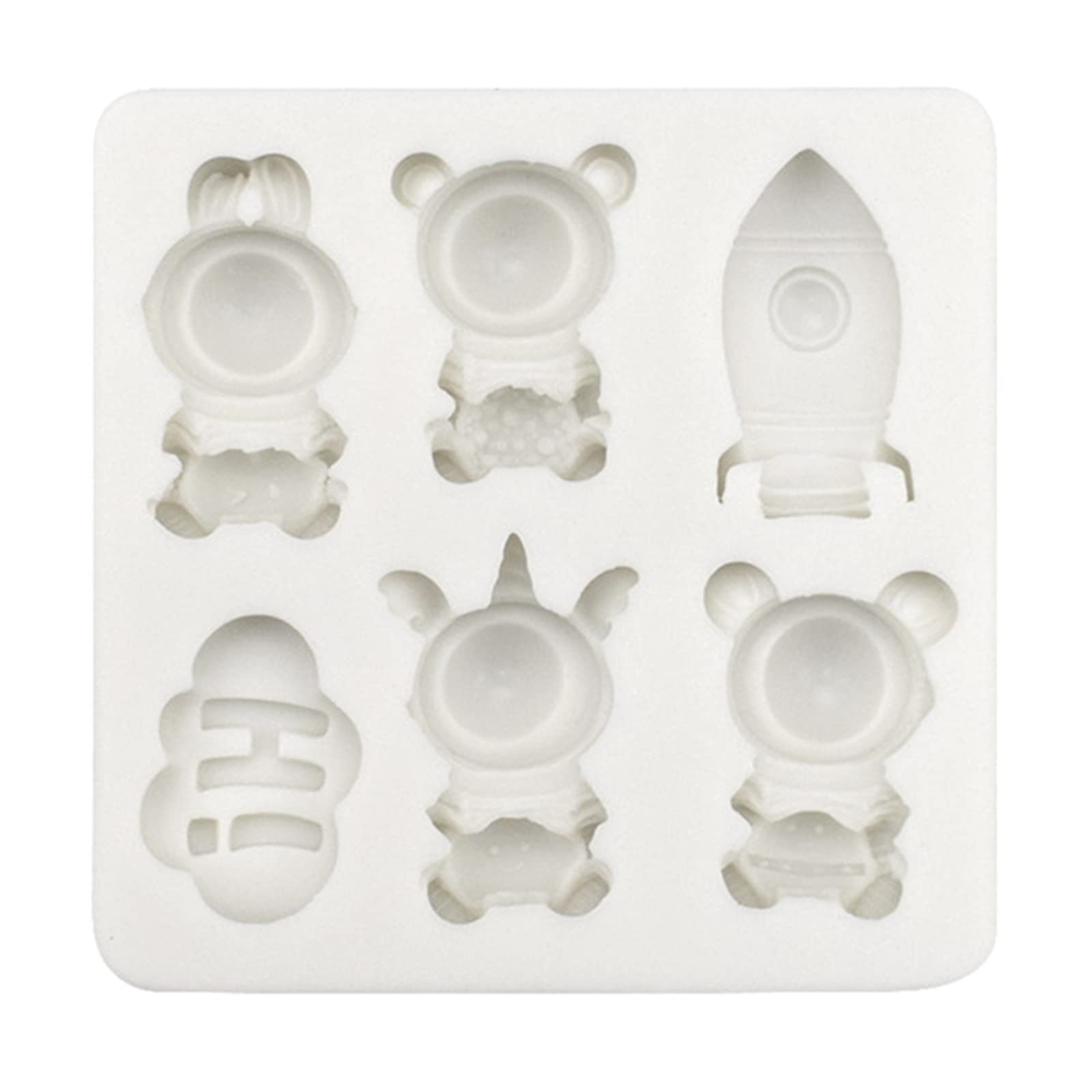 NEWFT Astronaut Cookie Mold Biscuit Mold Cartoon Press Baking Mold Birthday Cookie Tools Cake Decorating Tools