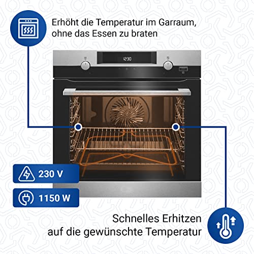VIOKS Heizelement 230V 1150W Ersatz für Whirlpool 481010375734 Indesit C00324022 EGO 2041494000 Heizelemente für Bauknecht Ignis Backofenheizung für Backofen Herd Einbauherd Elektroherd