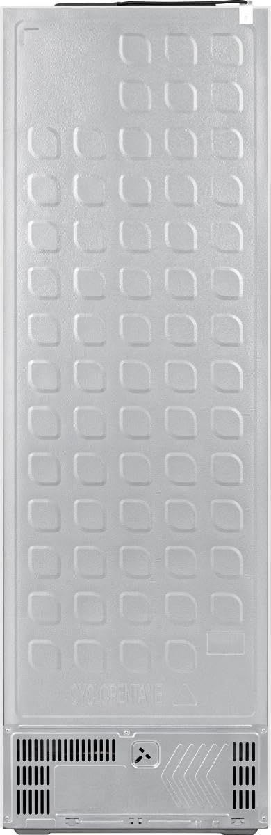 Hisense FT3K310SAIE - Congélateur 1 Porte Pose Libre Kitchen Fit, Classe E, 312 L, Hauteur 185,6 cm x Largeur 59,5 cm, Couleur Inox, Ventilation Inférieure, Ouverture de Porte 90º, Refroidissement