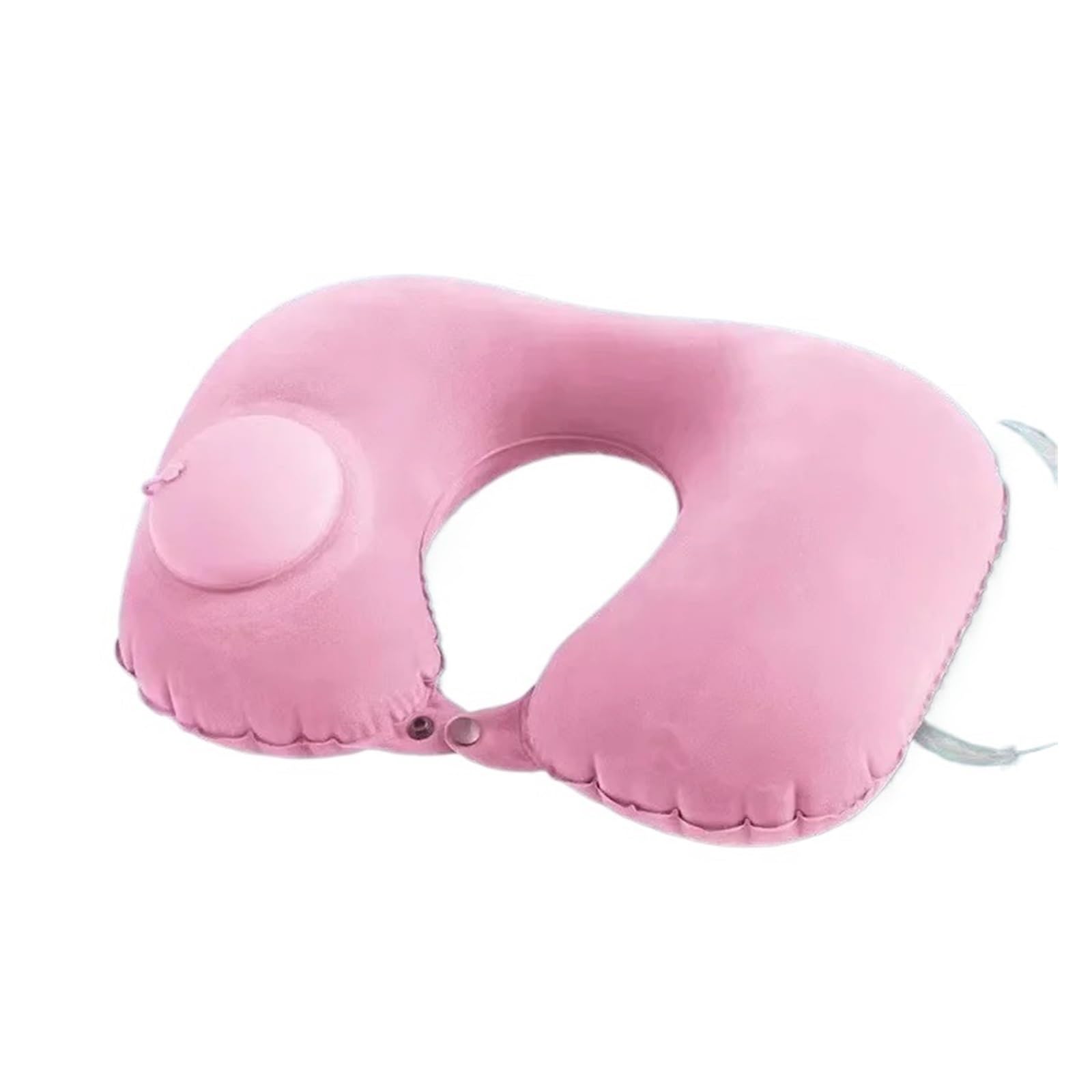 WWYYZAYC Inflatable Travel Pillow Portable Neck Support Cushion Comfortable Sleeping Press to inflate pillow(Pink-A)