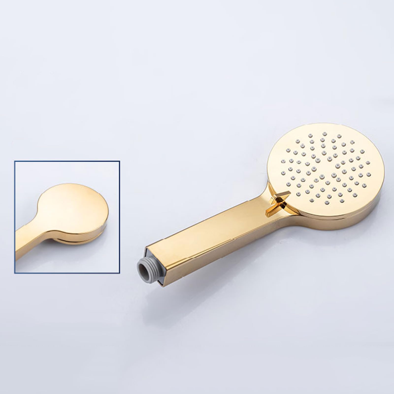 BiaoTeng Grifo de Bañera y Ducha de Pared 3 Modos Oro