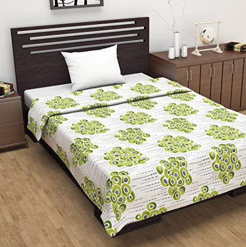 Image of Divine Casa 120 GSM Microfibre Dohar Single Bed, All Season Winter 3 Layered Reversible AC Throw Blanket for Sofa (140 X 210, Black and Yellow)| TC - 120