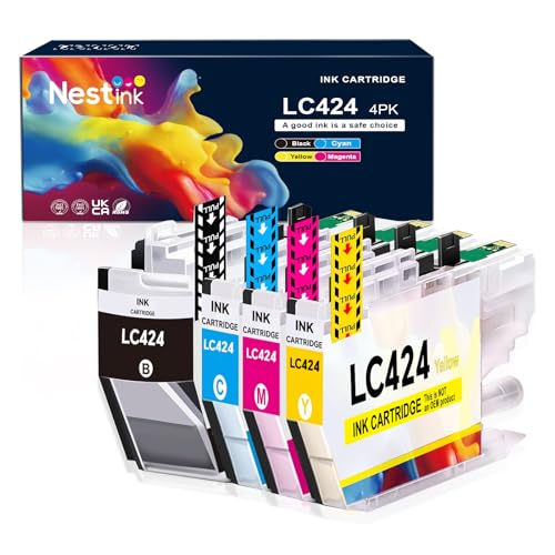 Encre Brother LC424 compatible pour éviter les pannes sur DCP-J1200WE