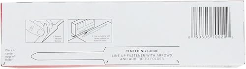 Miniatura 2 de ACCO Cierres autoadhesivos, capacidad de 2 pulgadas, 2 34 pulgadas de punta a punta, económicos, 100 cierres por caja (A7070020)