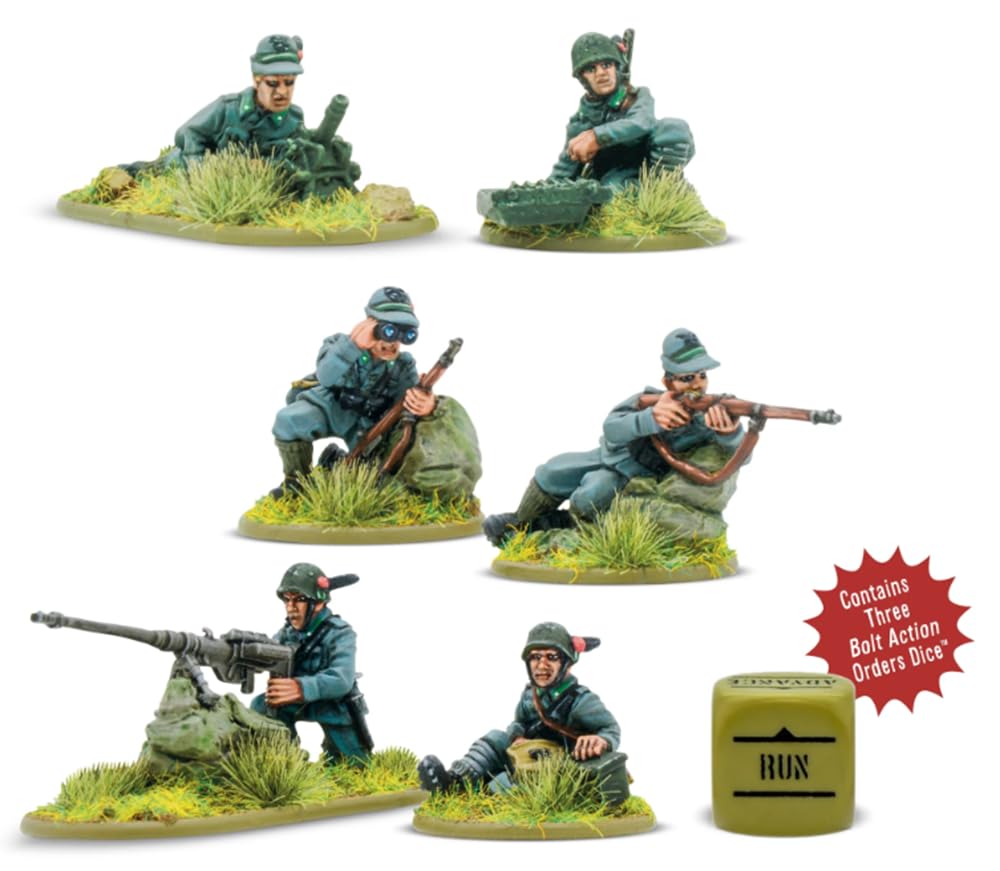 Warlord Games Italian Alpini Weapons Teams - Image 2
