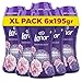 Lenor Profumatore Bucato Perle Profumate Lavatrice, Ametista Rosa, Maxi Formato 6 x 195g, Intensificatore Di Profumo