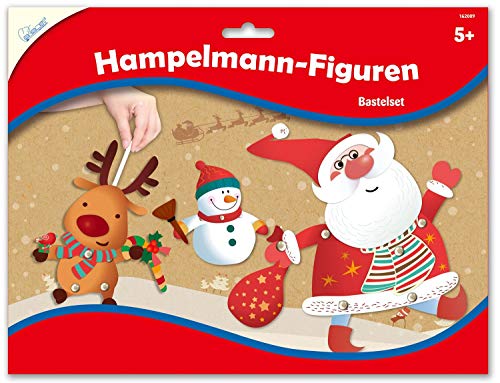Mammut 162009 - Bastelset Hampelmann-Figuren Weihnachten 1, Komplettset mit...