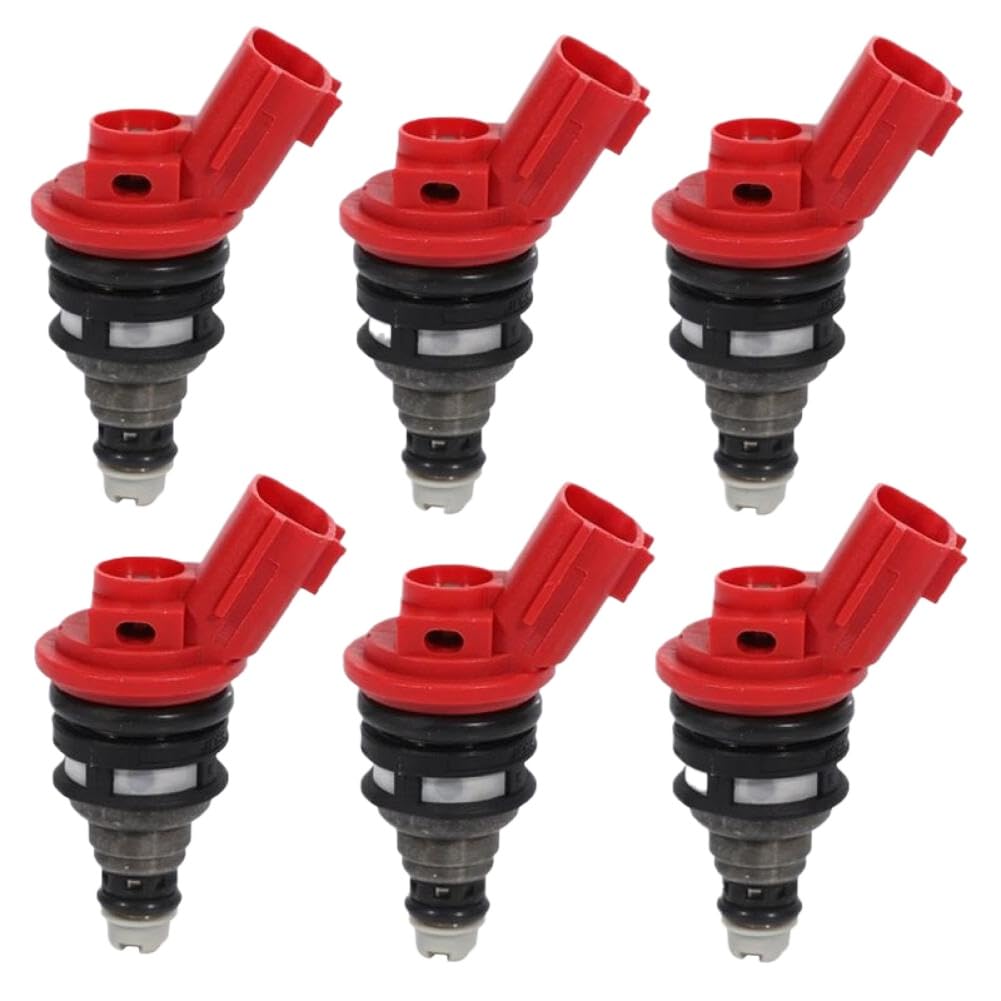 Filwy Onecolor Fuel Injectors 16600-10Y00 Fj285 Compatible With Nissan 300Zx Jec S 3.0L J30 Q45