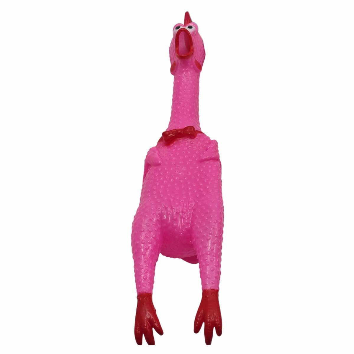Squeaky Chicken Dog Toy Durable Plastic Squeaker Toy for Dogs Fun Noisy Toy for Chewing, Fetch & Play 40cm Long