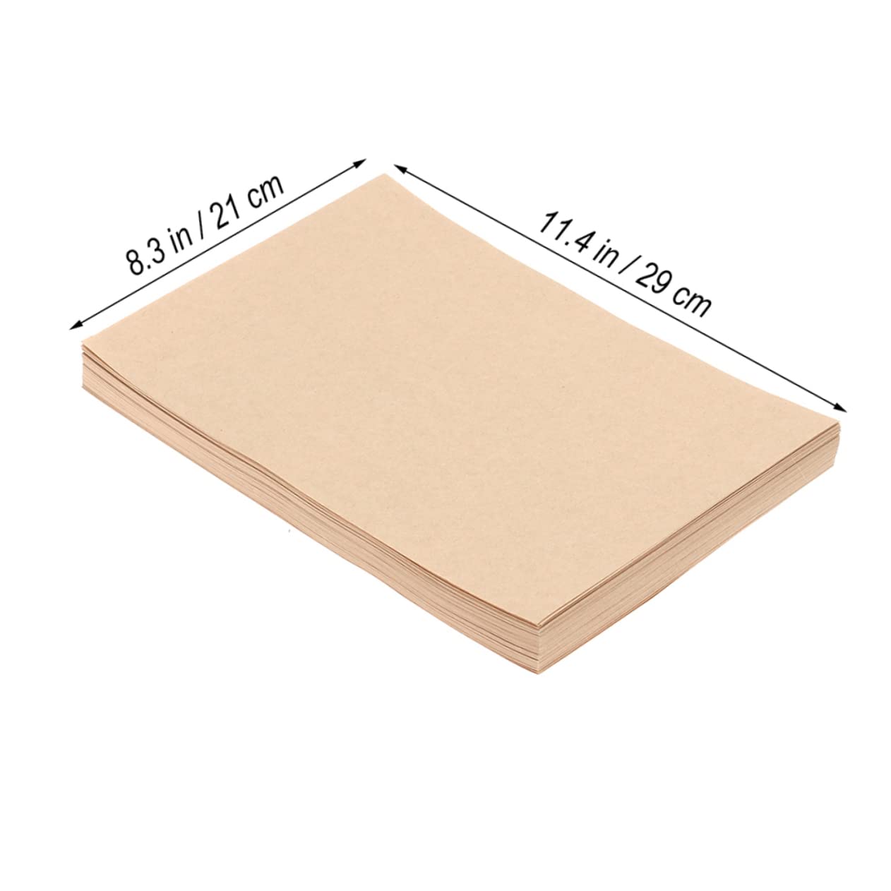 Vintage Kraft Briefpapier 3 Stück Je 50 Blatt für Schreiben