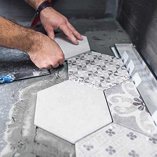 Jieddey Fliesenkreuze 10mm,100 PCS Fliesen Kreuze für Terrassenplatten Plattenabstandshalter Kreuzförmige Hohlstruktur Fliesenabstandshalter für DIY Pflasterung Fliesenwand Fliesenleger Gartenplatten