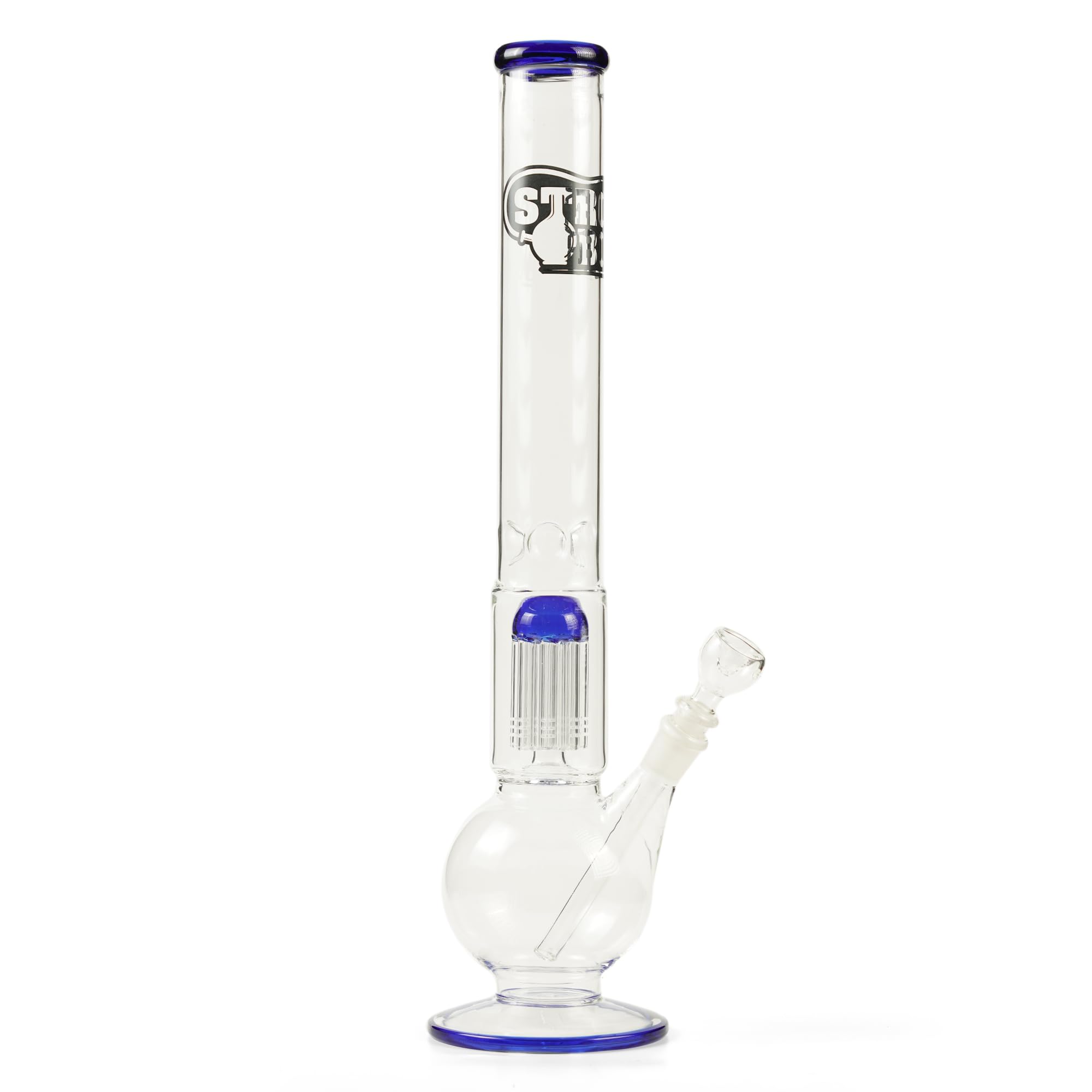 Tree Percolator Glass Bong - Clear | Size 18" (45cms) | wide mouth 50mm (5cm) Diameter | Built-in Ice Catcher| Smoking Waterpipe