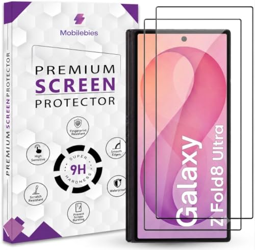 Image of Premium Tempered Glass Screen Protector Guard For Samsung Galaxy Z Fold 8 Ultra (8 Inch, Pack of 1) | Edge to Edge Coverage With Easy to installation kit