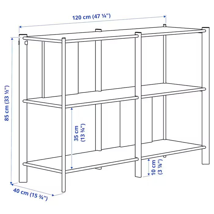 Amazon｜IKEA/イケア JATTESTA/イェッテスタ シェルフユニット