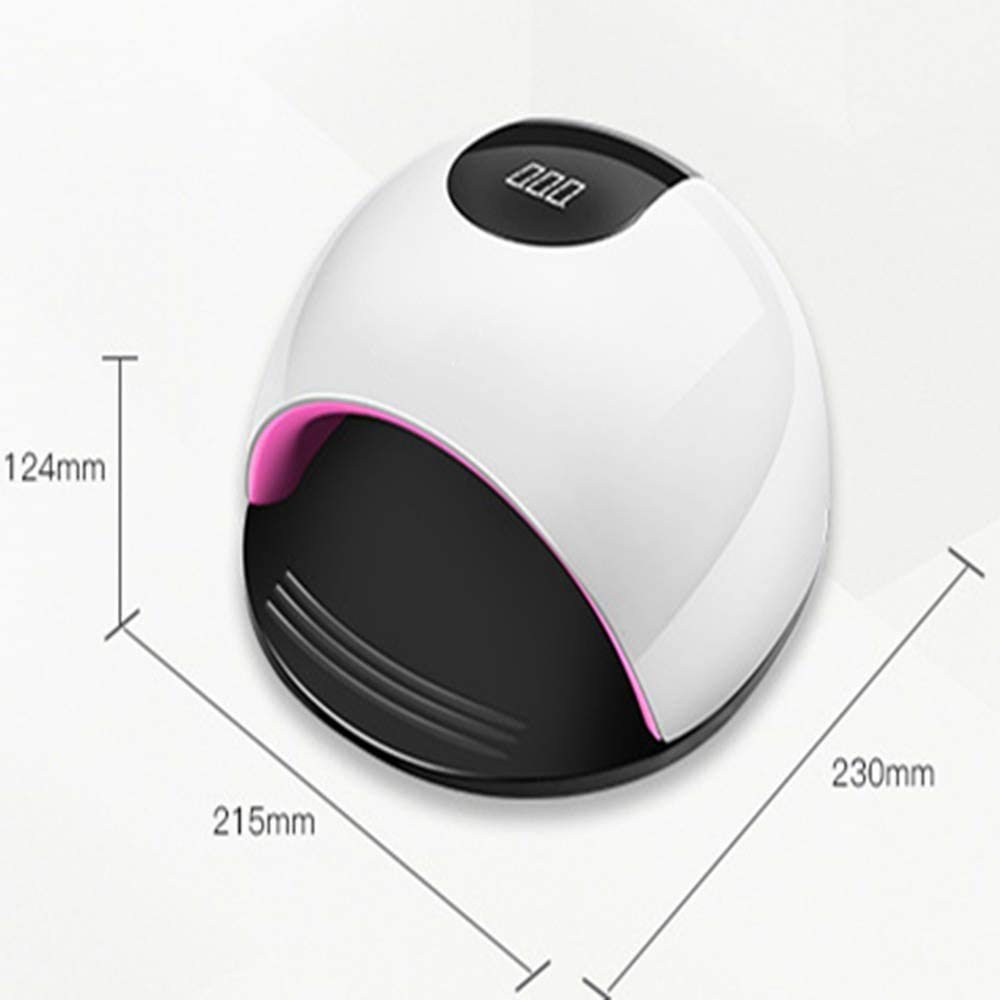 Lampe à Ongles UV 80W, sécheuse à Ongles à LED avec réglage de 4 minuterie, lumière UV pour Le Vernis à Ongles de Gel.