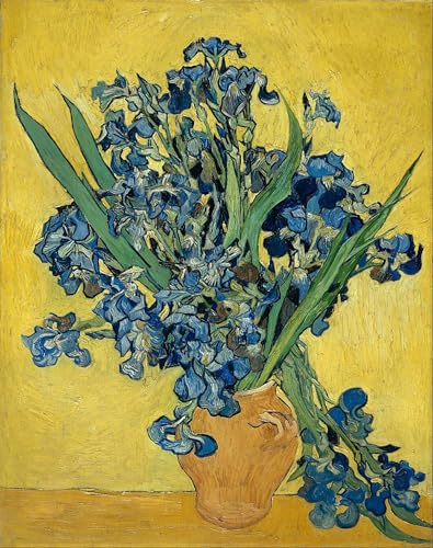 Toile murale Iris de Van Gogh pour décorer un salon vide ou bureau