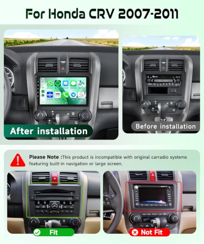 Image of [2G+64G] Android 15 Car Stereo for Honda CRV 2007-2011