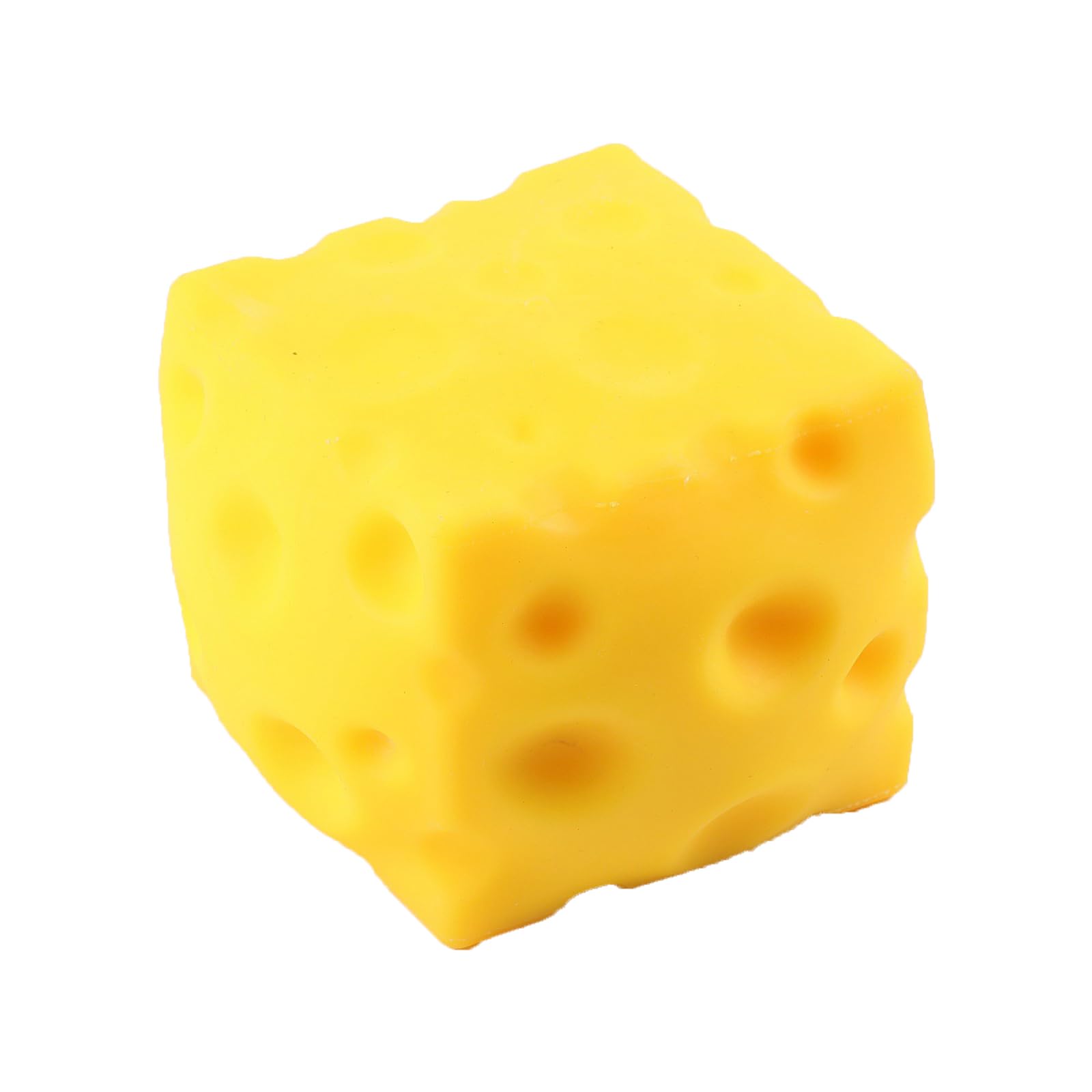 Cheese Squishy Lovely Unbreakable Cute Cheese Cute Toy Soft Foam Stress Toy for Men Women for Stress Relief Squeeze Ball (11CM) 05-Yellow