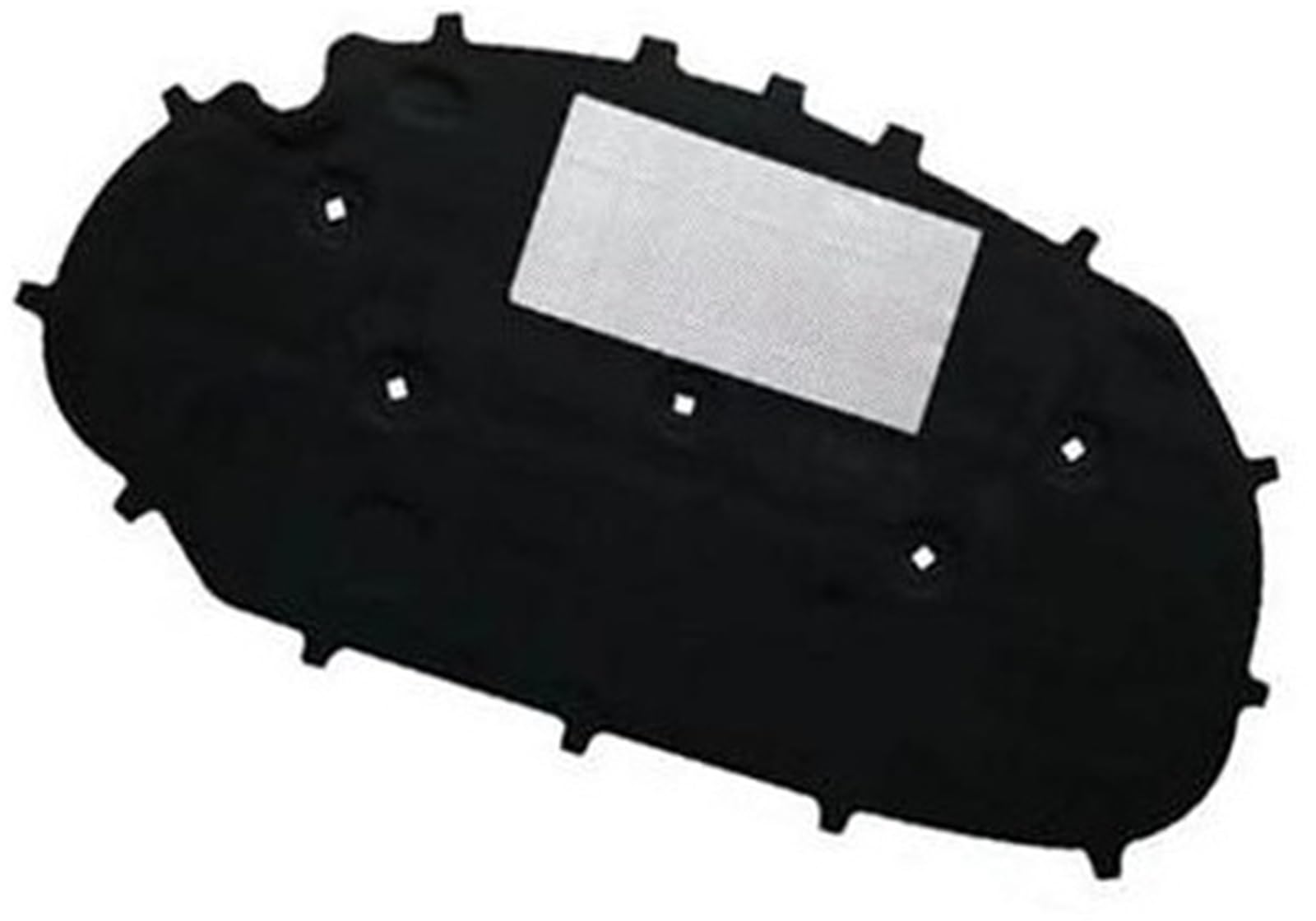 For VW, for Golf, 6, for Golf, 6 GTI Front Hood Engine Sound Insulation Pad Cotton Soundproof Cover Thermal Heat Insulation Pad Mat heat shield hood pad(Black)
