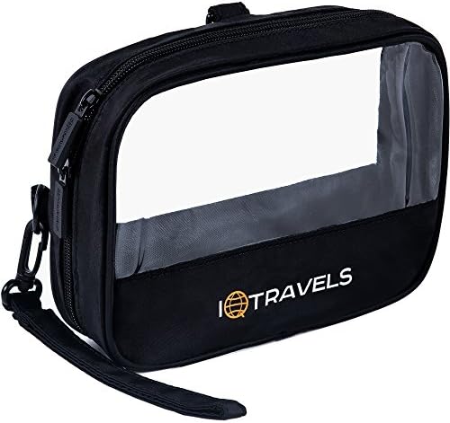 Toiletry Bag - Tsa Approved Toiletry bag - Mens Toiletry Bag - Small Travel Toiletry bag - Clear Toiletry Bag For Women - Airline Approved Toiletry Bag For Ladies - Waterproof Shaving Bag For Men and