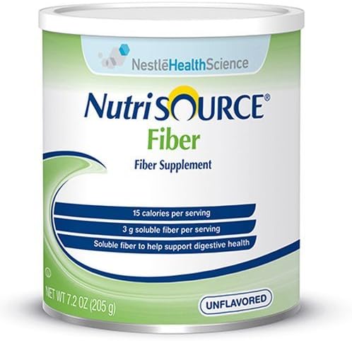 Nutrisource Fiber Supplement - 7.2 Oz Canisters (Powder) - Case of 4 - Nes97551Snd282100