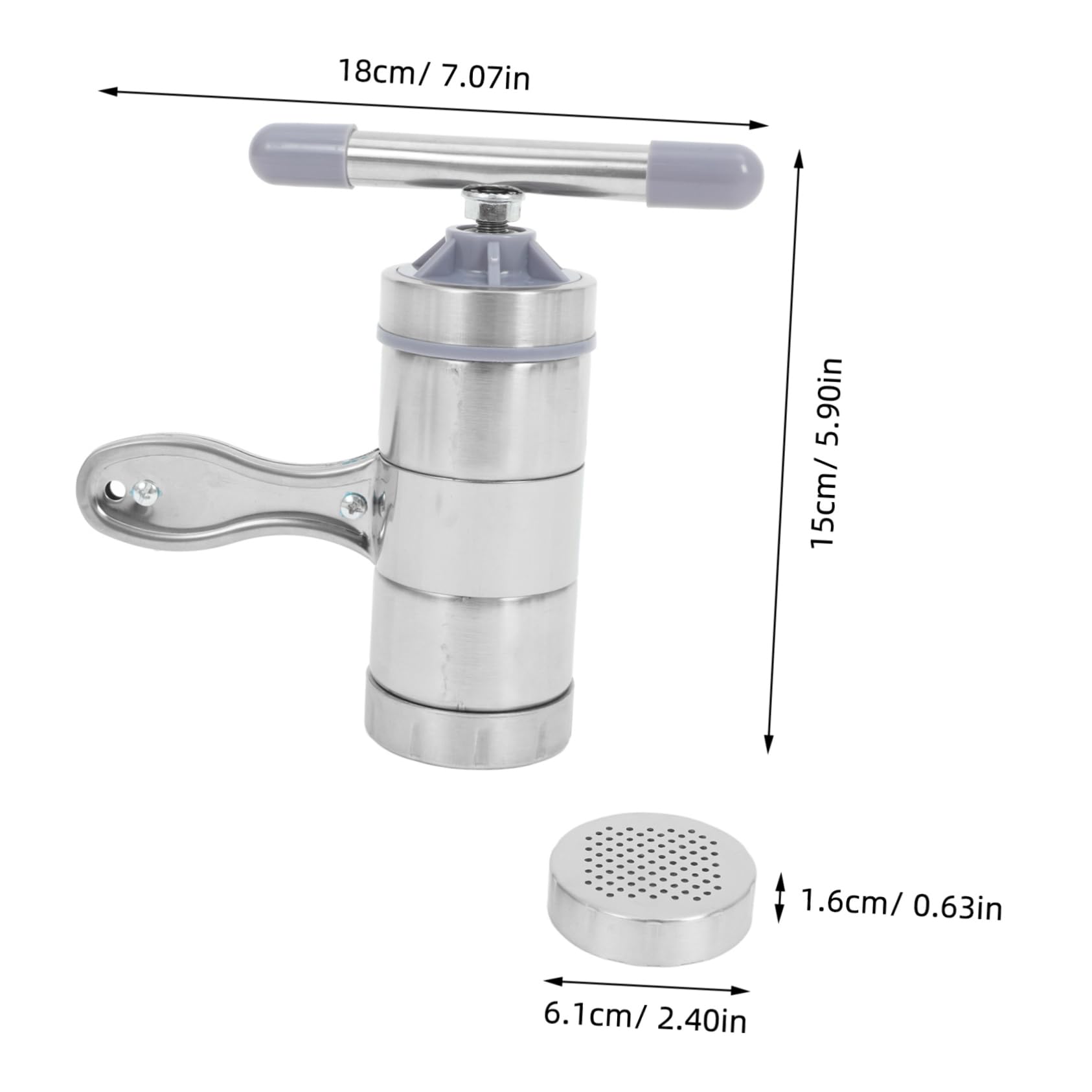ABOOFAN Manual Honey Extractor Set Pasta Press Machine Hand Crank Beekeeping Tool Easy to Clean