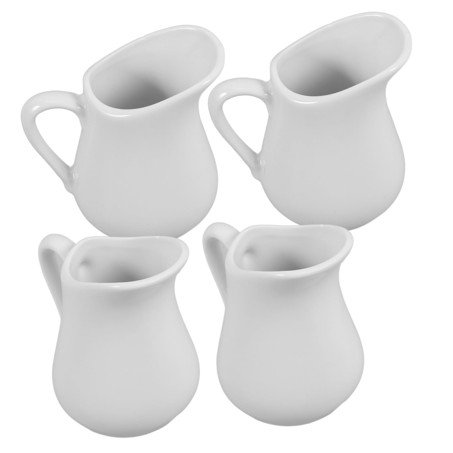 PRETYZOOM Multifunctional Ceramic Milk Jug Creamer Supplies for Coffee Latte and Sauce Easy Clean
