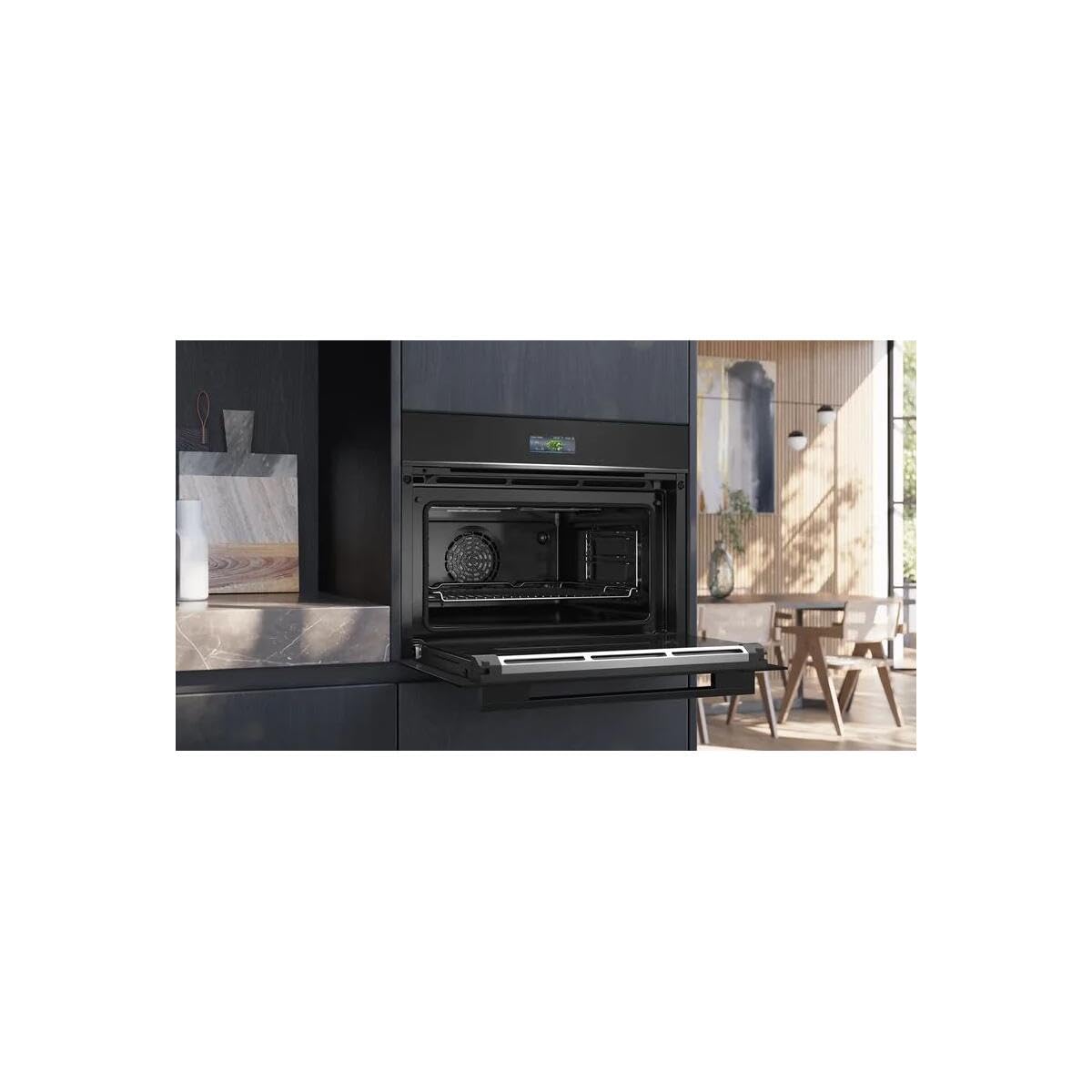 SIEMENS Four encastrable pyrolyse CB774G1B1, IQ700, Compact, 11 modes de cuissons