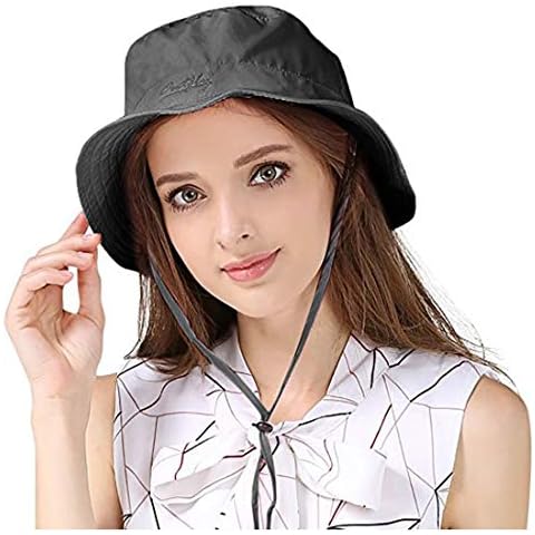 LAOWWO Sonnenhut Sommer Outdoor Klettern Bergsteigen Wandern Angeln Hut Mann Atmungsaktives Gewebe UPF50+ UV Schutz Eimer Breiter Krempe Hut Unisex Cover