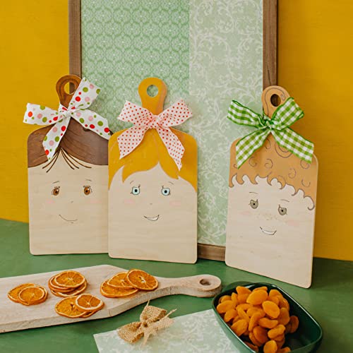Tablas de cortar de madera, paquete de 5 piezas, 12 pulgadas con mango, marca Woodpeckers miniatura 6