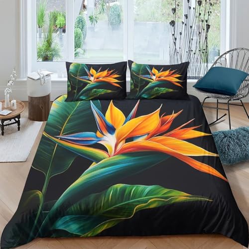 Housse de couette tropicale 3D en microfibre super douce - 4