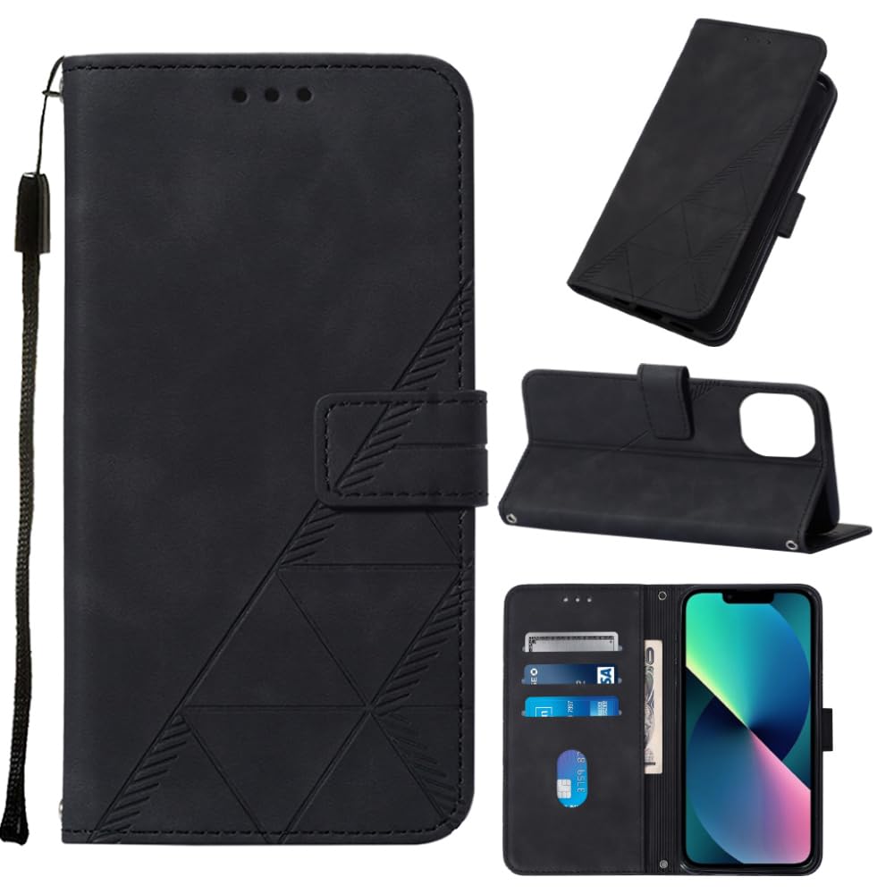 【スマホカバー付】Samusung Galaxy A06 4G black Cover Compatible with Samsung Galaxy A06 4G,Compatible with
