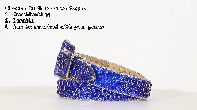 TINIDI Luxury Strap Men Women Rhinestones Belt Western Bling Bling