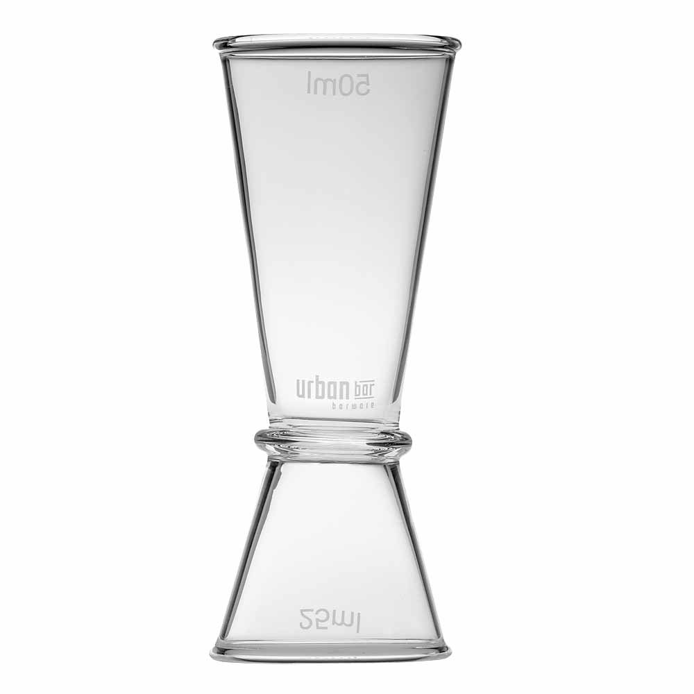 Urban Bar Glass Jigger Measure 25/50Ml - Dual Bar Measure Made From Glass