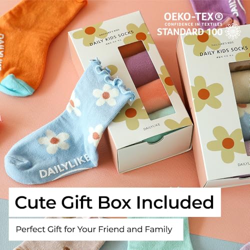 Baby Boys Girls Non Slip Grip Ruffle Frilly Socks with Anti Skid Grippers Gift for Infants Toddlers Kids 4 Pairs4