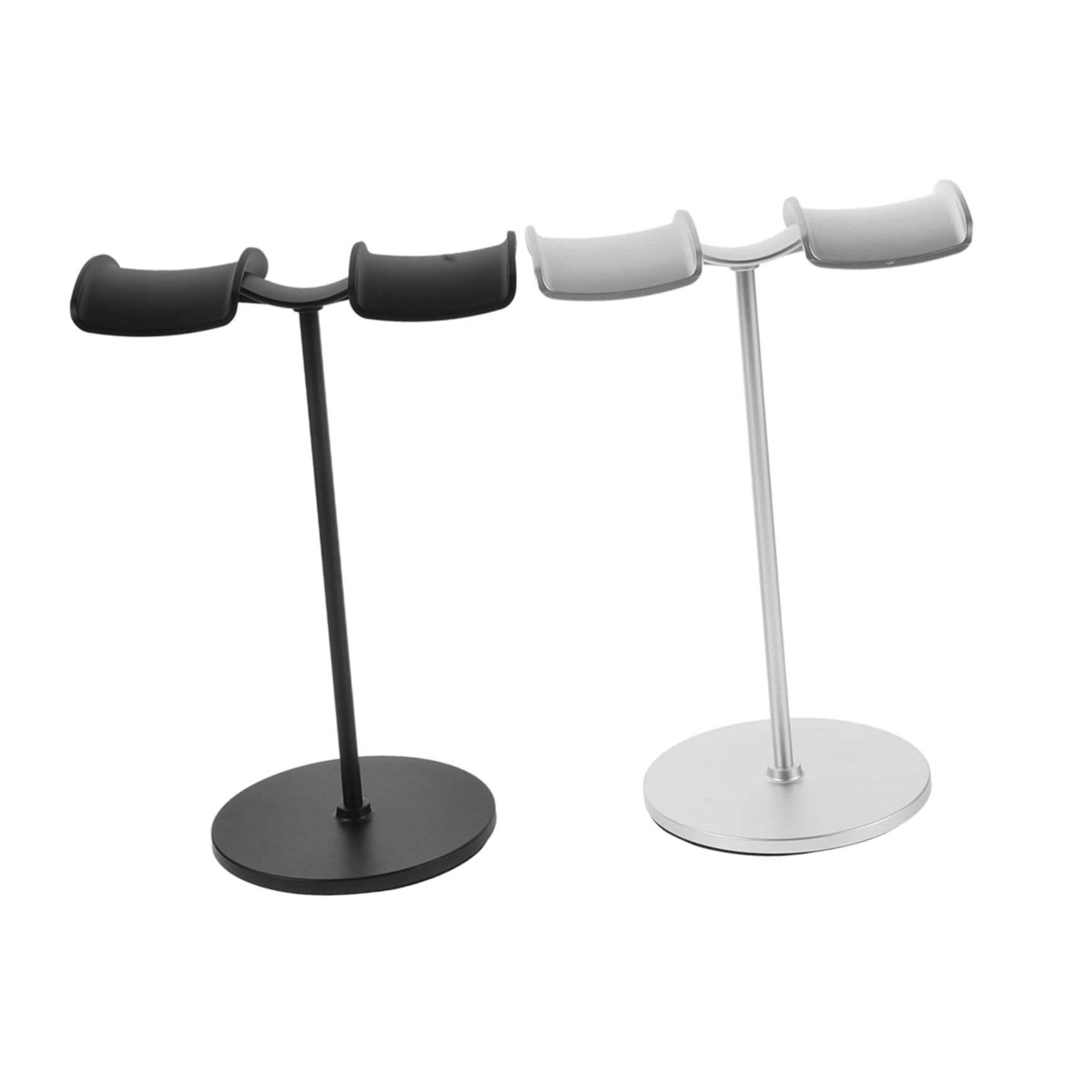 Support pour Casque Audio en Plastique, Lot de 2, Stable et Polyvalent, Surface Lisse, Rangement Pratique pour Bureau Gaming, Salles D'étude et Cafés