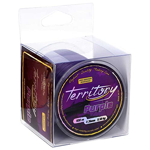 Karpfenschnur Angelschnur MIKADO Territory Purple 600m 0,26-0,40mm Monofil stark ! – Bild 3