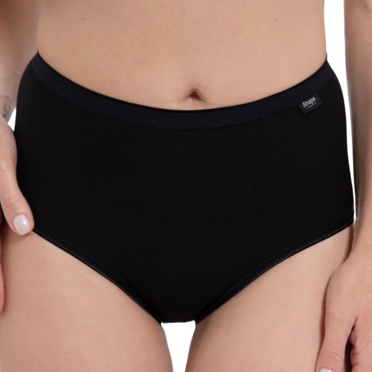 Speidel 5er Pack Shape Maxi Formslip 9305 Damen – Formbeständige Baumwoll-Mischung, Gedoppeltes Vorderteil für leichten Halt, Flache Abschlüsse mit Glanzstreifen – Elegante Shapewear