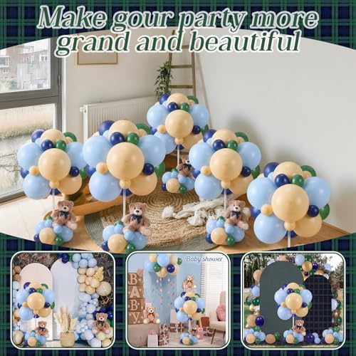 Centros de mesa de globos de oso y kit de 200 globos para mesa de boda 5
