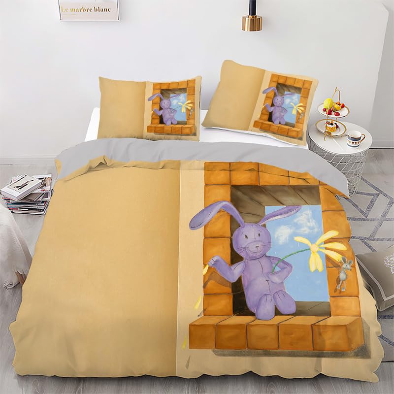 Parure de lit 240 x 260 et 2 taies d'oreiller 65x65cm pour en finir avec les draps froissés