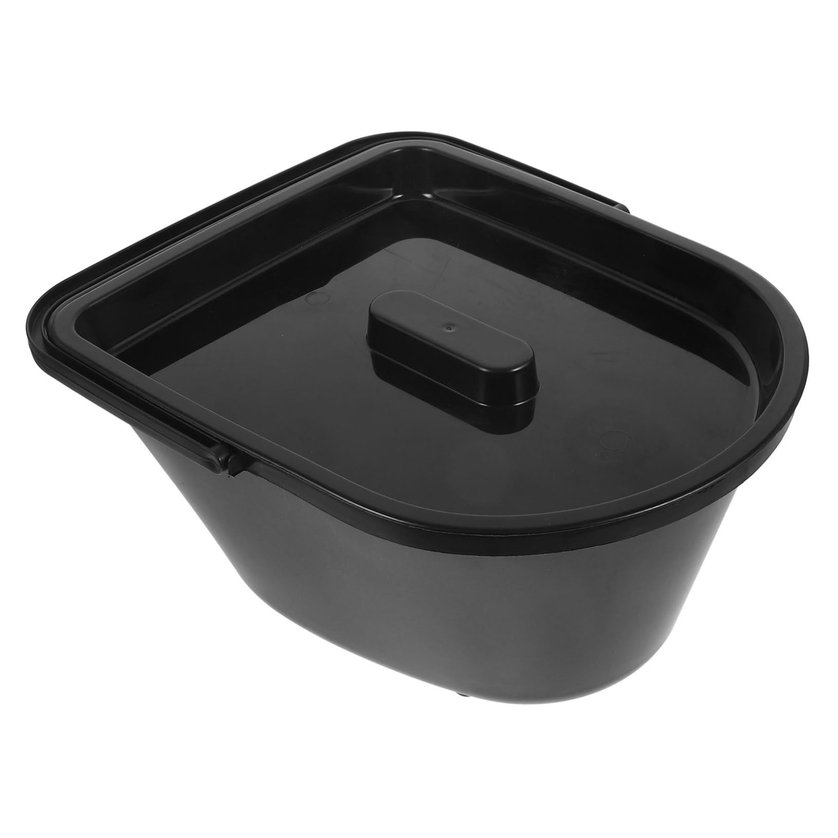 FRCOLOR Urine Bucket Lid for Adults Plastic Chamber Pot Urinal Portable Easy to Clean for Home Care