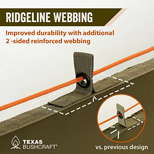 image for Texas Bushcraft Emergency Camping Tarp, Waterproof 10x10 Emergency She