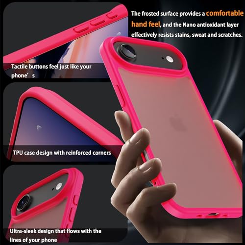Image of iPhone air Case,Translucent Matte(Rose red)