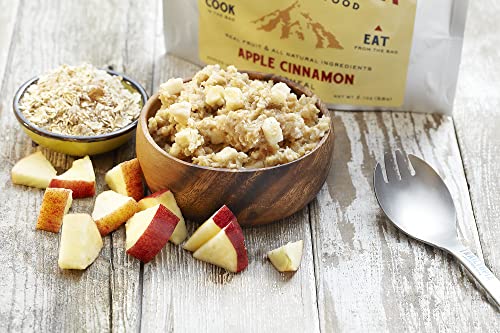 Trailtopia Apple Cinnamon Oatmeal Nutrient-Packed Breakfast For Camping And Hiking | Vegan, Gluten-Free, Freeze-Dried Backpacking And Camping Food | Great Tasting | Quick Prep | Lightweight #TOP2