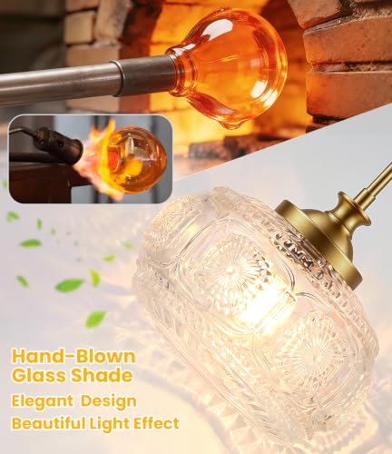Image of Large Gold Pendant Lights Kitchen Island, Flush Ceiling Light
