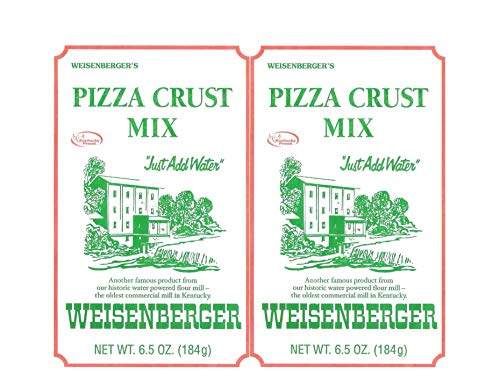 Weisenberger Pizza Crust Mix, 6.5-Ounce - Premade Pizza Dough Flour for Homemade Pizza