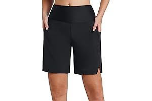 Workout Essentials High Waisted Swimdress with Shorts for Women